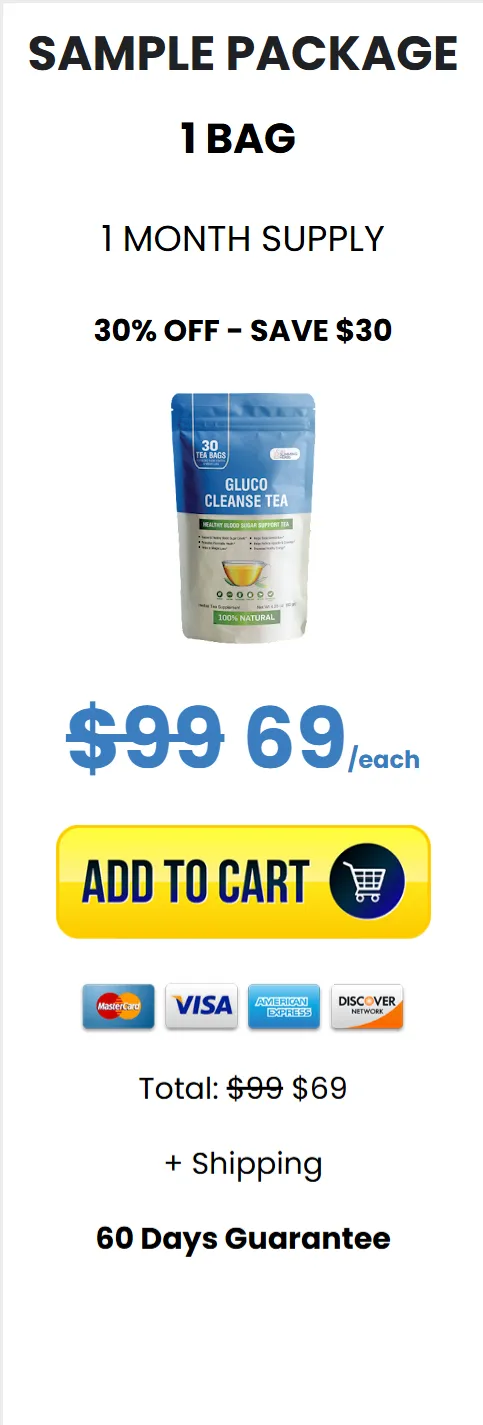Gluco Cleanse Tea price 1 bag